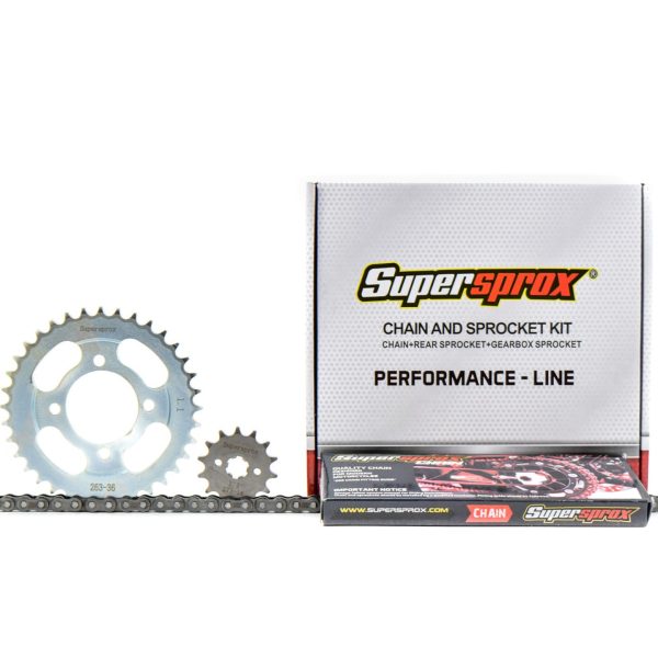 SUPERSPROX KIT Αλυσίδα-Γρανάζια 14/36 428H X 100L C100GRAND,NF100SUPRA,SPRINTER125,DY125 1