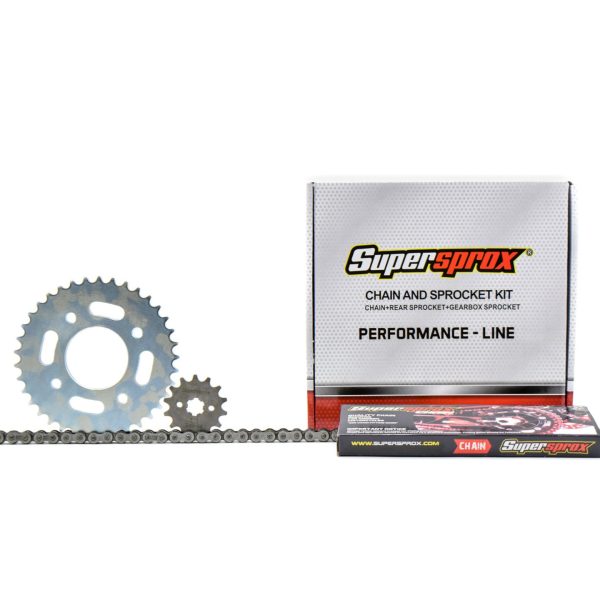 SUPERSPROX KIT Αλυσίδα-Γρανάζια 14/37 420H X 104L WAVE110I,GRAND110FI 1