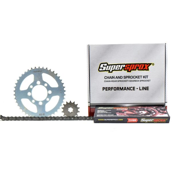 SUPERSPROX KIT Αλυσίδα-Γρανάζια 14/42 428H X 108L KAZE-R,KRISS115 1