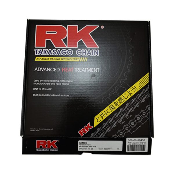 RK KIT Αλυσίδα-Γρανάζια 14/38 520EXW-94L W/CL MXU250/300,MAXXER300'05-16 1