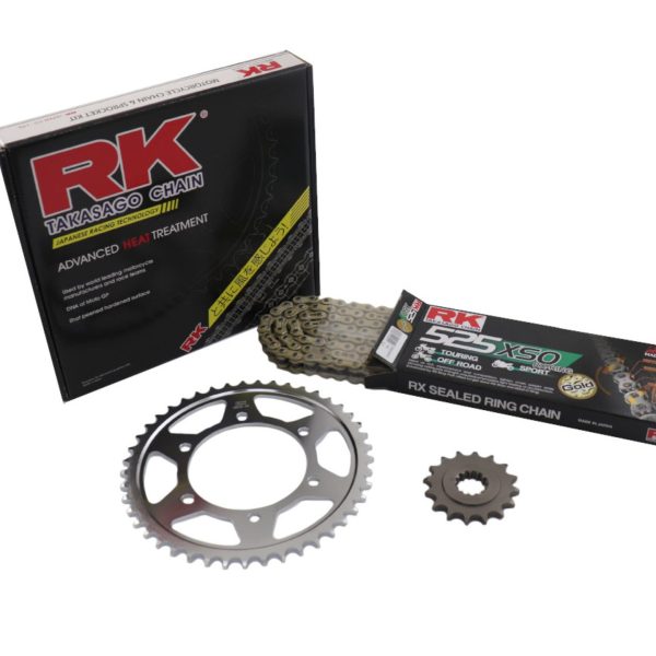 RK KIT Αλυσίδα-Γρανάζια 16/45 GB525XSO-116L Χρυσή Αλυσ. YAMAHA/TRACER700'20-24 1