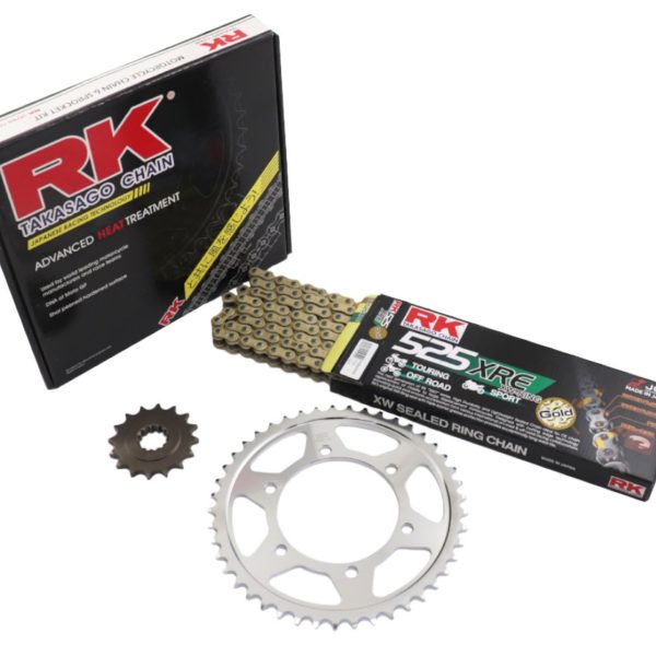 RK KIT Αλυσίδα-Γρανάζια 16/45 GB525XRE-116L Χρυσή Αλυσ. YAMAHA/TRACER700'20-24 1