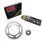 RK KIT Αλυσίδα-Γρανάζια 15/48 GB525XRE -118L Χρυσή XL650V TRANSALP'00-07 1