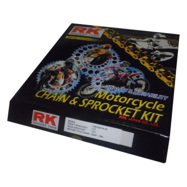 RK KIT Αλυσίδα-Γρανάζια 13/37 GB520MXU-106L HONDA/CBF250'04-05 1