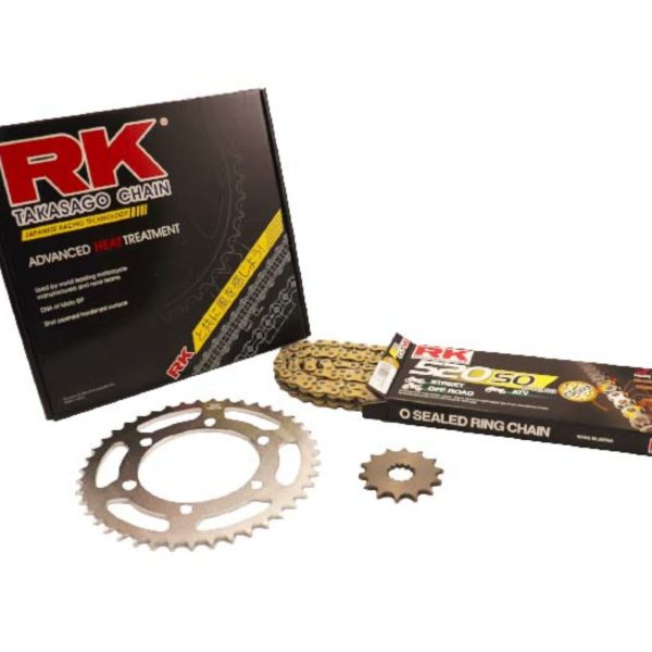 RK KIT Αλυσίδα-Γρανάζια 14/43 GB520SO-112L Χρυσή Αλυσ. MT-03ABS'15-24 (320CC) 1