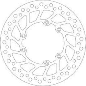 Δισκόπλακα SBS/5003 240X101X3,0X6X6,5 Εμπρ. CRF250/450 1