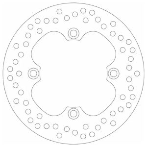 Δισκόπλακα SBS/5005 220X105X5,0X4X10,5 Πισ. CBR600RR'09-16,CBR1000RR 1