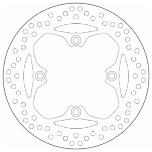Δισκόπλακα SBS/5041 255X105X6,0X4X10,5 Πισ. TIGER1050'07-,TIGER1050SPORT'15- 1
