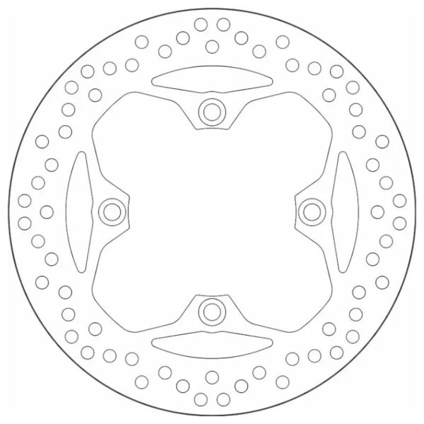 Δισκόπλακα SBS/5041 255X105X6,0X4X10,5 Πισ. TIGER1050'07-,TIGER1050SPORT'15- 1