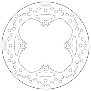 Δισκόπλακα SBS/5051 245X108.3X5,0X4X8.5 Πισ. DUCATI/796/9961100MONSTER 1
