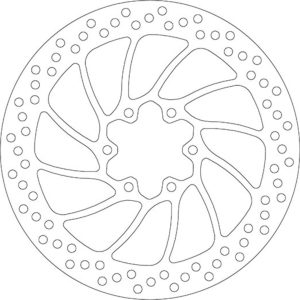 Δισκόπλακα SBS/5052 280X60,5X4,0X6X8,5 Εμπρ. DUKE125'11-13,DUKE200'12-13,DUKE390'13 1