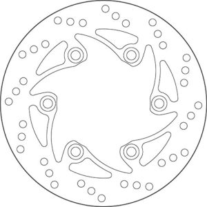 Δισκόπλακα SBS/5053 230X104X4,0X6X10,5 Πισ. DUKE125'11-,DUKE200'14-,DUKE390'13- 1