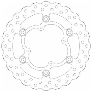 Δισκόπλακα SBS/5054 260X95X3,0X4X6,5 Εμπρ. KTM E-SM/SX/XC250'14-/350'12- 1