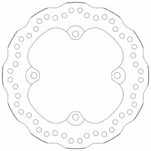 Δισκόπλακα SBS/5071 240X118X5,0X4X10,5 Πισ. CB500X/F'13-17 1