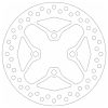 Δισκόπλακα SBS/5173 220X58,3X3,5X4X10,5 Εμπρ. VISION110'10-12,WAVE110'12-16,PCX125'09-17 1