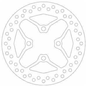 Δισκόπλακα SBS/5173 220X58,3X3,5X4X10,5 Εμπρ. VISION110'10-12,WAVE110'12-16,PCX125'09-17 1