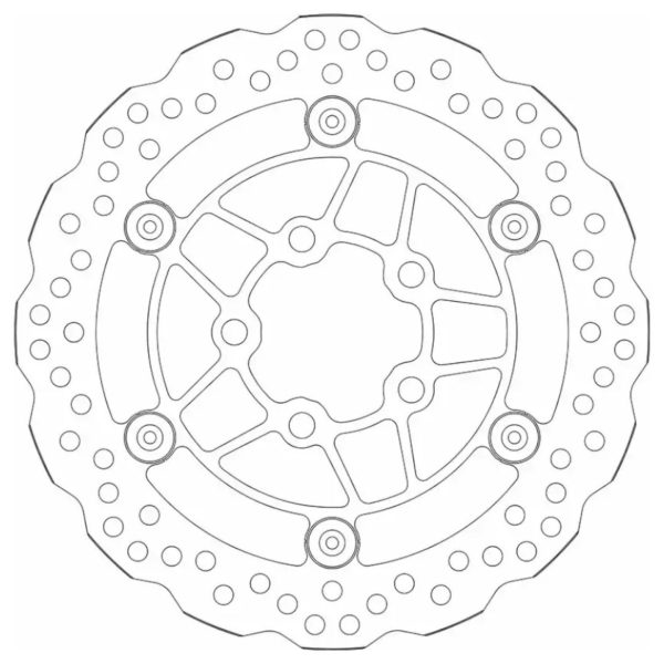 Δισκόπλακα SBS/5175 260X58X4,0X5X10,5 Εμπρ. DOWNTOWN125I'10-/300'11-16,K-XCT300 1