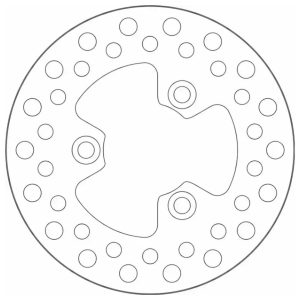 Δισκόπλακα SBS/5176 180X58X4,0X3X10,5 Εμπρ. AGILITY125'06- 1