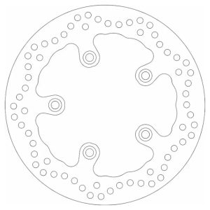 Δισκόπλακα SBS/5180 260X105X5,0X5X10,5 Εμπρ. XCITING500'04-,XCITIONG300'08- 1