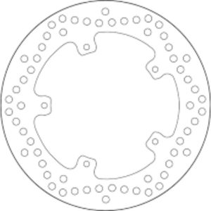 Δισκόπλακα SBS/5192 240X125X4,0X5X6,5 Πισ. FX125RUNNER'00- 1