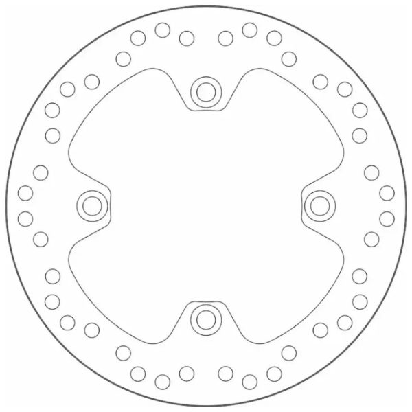 Δισκόπλακα SBS/5092 220X105X4,0X4X10,5 Εμπρ. SH125/150'02-08,SH125I/150I'07-13,NES@125/150'01-06 1