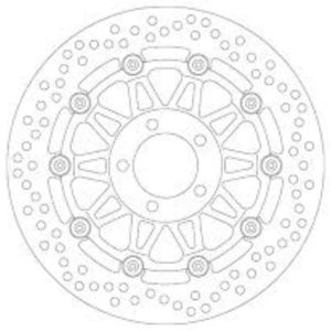 Δισκόπλακα SBS/5100 300X61X5,0X5X10,5 Εμπρ. GPZ1100,ZR750,ZX-6R 1