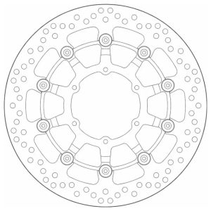 Δισκόπλακα SBS/5102 310X94X5,0X6X6,5 Εμπρ. CBR600RR'09-16,CBR1000RR,CB1300S'11 1