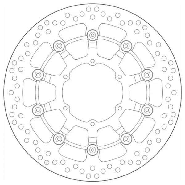 Δισκόπλακα SBS/5102 310X94X5,0X6X6,5 Εμπρ. CBR600RR'09-16,CBR1000RR,CB1300S'11 1