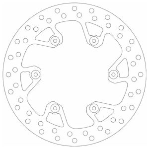 Δισκόπλακα SBS/5103 245X115X4,0X6X6,5 Πισ. YZ125/250,WR450F'03-15 1