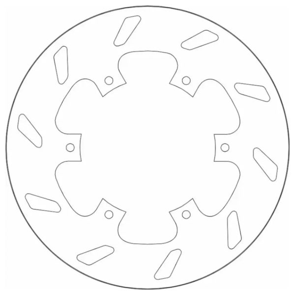 Δισκόπλακα SBS/5170 220X105X4,0X6X6,5 Πισ. RUNNER125'08-,LIBERTY50'97-11,GTX SUPER HEXAGON125/150'01-03 1