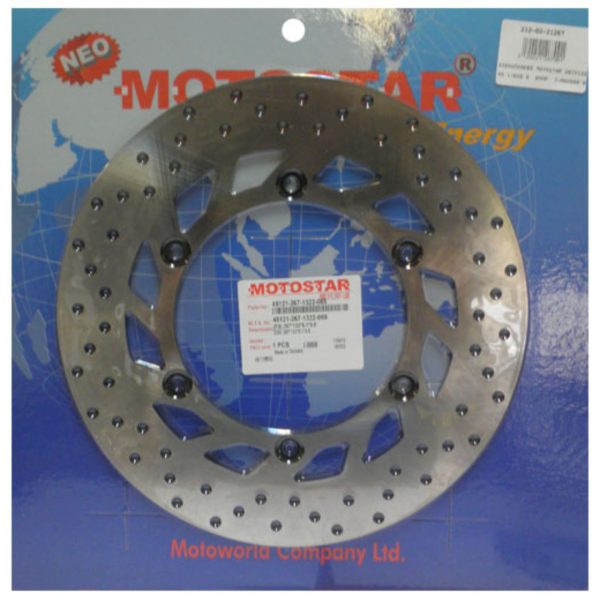 Δισκόπλακα MOTOSTAR 267X132X5.1/6X8.5(483) Εμπρ. X-MAX400,YP500,T-MAX530,FR T-MAX500'08-11,RR FAZER1000'01-05,MAJESTY400 (RR) 1