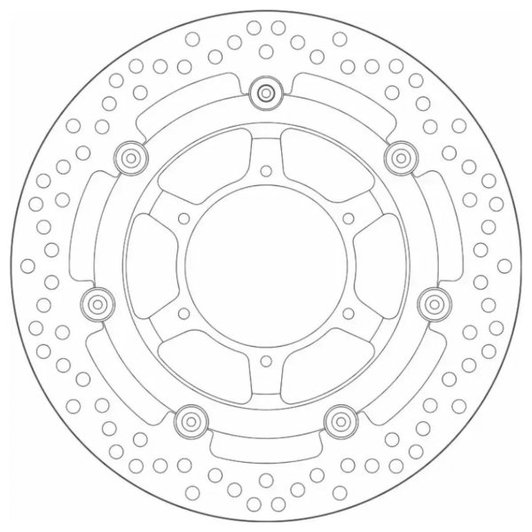 Δισκόπλακα SBS/5279/5281A 296X94X4,5X6X6,5(18,5) Εμπρ. CBF600S'08-11,CBF1000'06-11 1