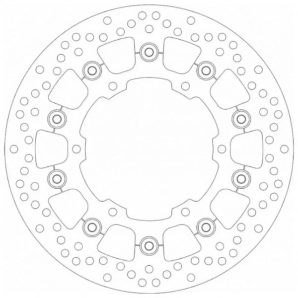 Δισκόπλακα SBS/5086 298X132X5,0X6X8,5 Εμπρ. TDM900'02-14,XT660TENERE'08-14 1