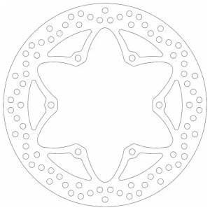 Δισκόπλακα SBS/5087 282X132X5X6X8,5 Εμπρ/Πίσω XV125/250/750/1100VIRAGO,XTZ660TENERE/1200SUPER TENERE 1