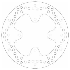 Δισκόπλακα SBS/5238 240X92X5.0X4X8,5 Πισ. YP125/250X-MAX 1