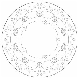 Δισκόπλακα SBS/5118 298X132X5,0X5X8,5 Εμπρ. MT-03'16-17,FAZER600'04-08,MT-03 660'06-13, 1