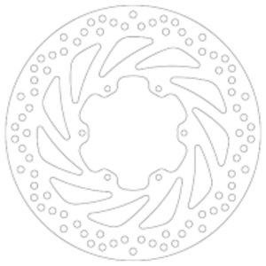Δισκόπλακα SBS/5038 300X105X5X6X6.5 Χωρίς Πατούρα Εμπρ. F650GS'01-12,HUSQVARNA-TR650'13 1