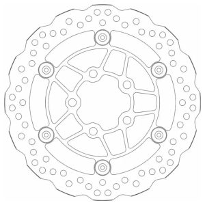 Δισκόπλακα SBS/5024 320X64X5,0X6X8,5(10,5) Εμπρ. DUCATI,690DUKE,RSV4-1000 1