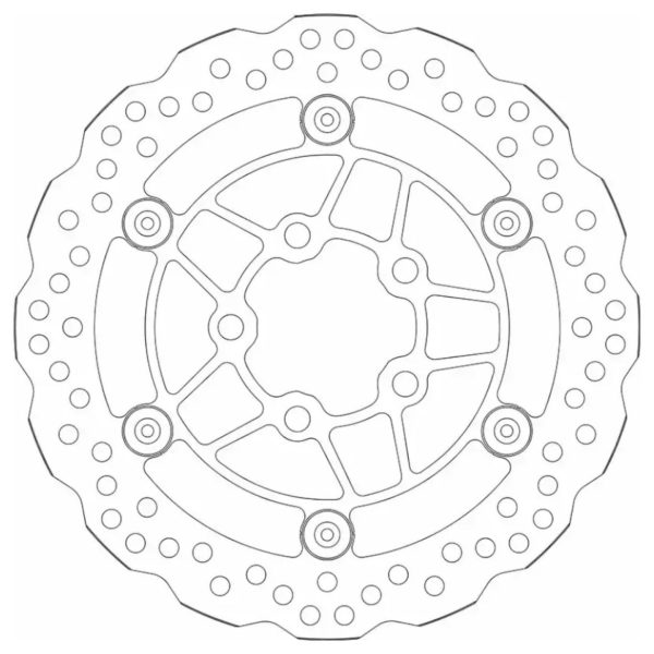 Δισκόπλακα SBS/5024 320X64X5,0X6X8,5(10,5) Εμπρ. DUCATI,690DUKE,RSV4-1000 1