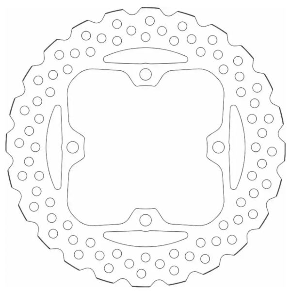 Δισκόπλακα SBS/5037 250X110X5,5X4X10,5 Πισ. VERSYS1000'12-16,Z750'07-12,Z1000'07-09 1