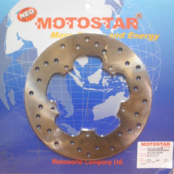 Δισκόπλακα MOTOSTAR 240X125X4.1/5X6.6(1071) SCARABEO125/250/300/400,NEXUS250'06-08,NEXUS500'04-11 1