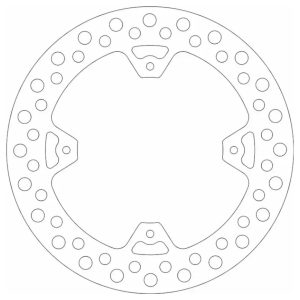 Δισκόπλακα SBS/5098 240X121,5X4,0X4X6,5 Πισ. CR125R'00-07,CRE125/250'02-07,CRF450R'13-17 1