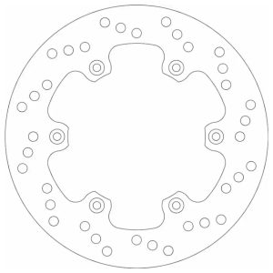 Δισκόπλακα SBS/5091 220X115X4,0X6X6.5 Εμπρ.DT125R,TDR125R,WR,250,YZ250/400 1