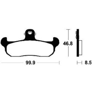 Τακάκια BENDIX MO108 FA134 STD FR HUSABERG-HUSQVARNA 1