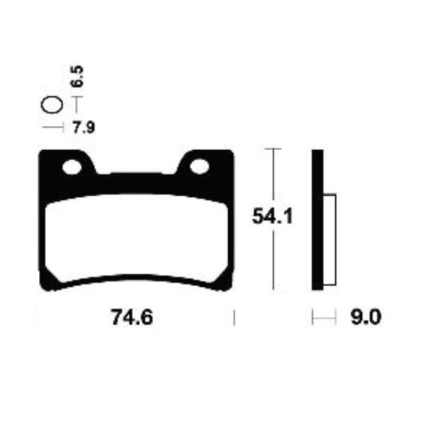 Τακάκια BENDIX MF165 FA182 SP FR FZR 1000 EXUP 1