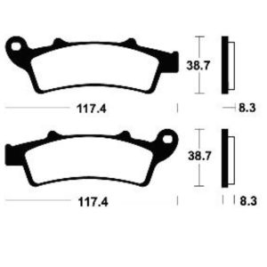 Τακάκια BENDIX MA261 FA324 STD FR ATLANTIC 125-200 1