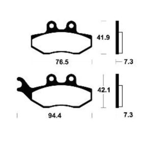Τακάκια BENDIX MA274 FA194 STD FR MADISON 250 1