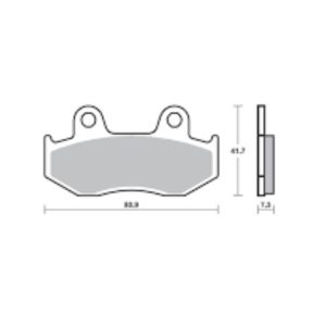 Τακάκια SBS 104HM FA92-323/2 SCOOTER 50-124CCM 1