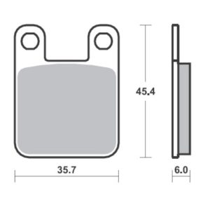 Τακάκια SBS 105HM SFA115 SCOOTER 50-124CM 1