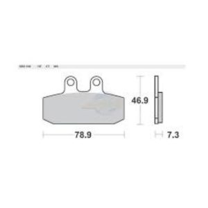 Τακάκια SBS 108HF SFA256 1